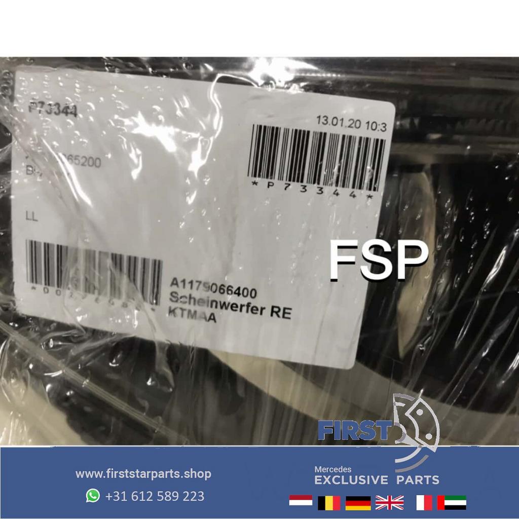 A1179065200 W117 CLA BI XENON KOPLAMP Mercedes 2013-2016 ORI, Gebruikt, -, Ophalen of Verzenden, -