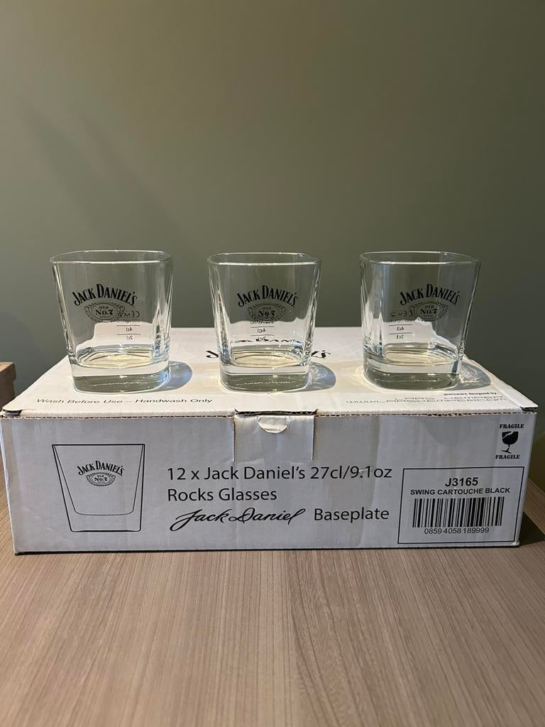 Jack daniels glazen  nieuw!!  verzendkosten voor de koper, Verzamelen, Ophalen of Verzenden, Nieuw