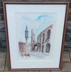 aquarelle signe bolin a, Enlèvement ou Envoi