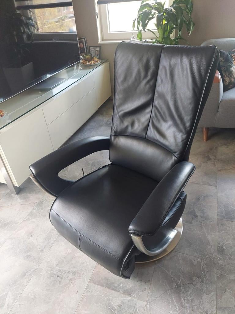 magnifique fauteuil inclinable, Prominent, aux Pays-Bas Pijn, Maison & Meubles, Fauteuils, Enlèvement, Cuir