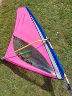Kinderzeil / jeugdzeil 2.8 m² met dunne giek+ aluminium mast, Ophalen, Mast