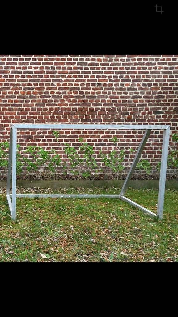 Voetbaldoel - 2 stuks -  aluminium, Ophalen, Zo goed als nieuw, Overige typen