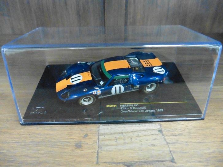 IXO models Ford GT40 (J. Yckx - D. Thompson), Hobby & Loisirs créatifs, Voitures miniatures | 1:43, Comme neuf, Voiture, Autres marques