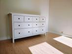 Hemnes ladekast 8 lades, wit gebeitst, Ophalen, 5 laden of meer, 100 tot 150 cm, 150 tot 200 cm