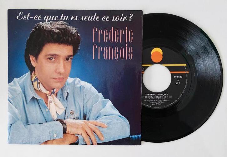 FREDERIC FRANCOIS - Est-ce que tu es seule ce soir? (45t), CD & DVD, Vinyles Singles, Comme neuf, Single, Pop, 7 pouces, Enlèvement ou Envoi