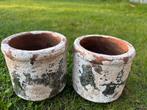2 pots de fleurs de la marque Clayre&Eef en parfait état, Enlèvement, Comme neuf