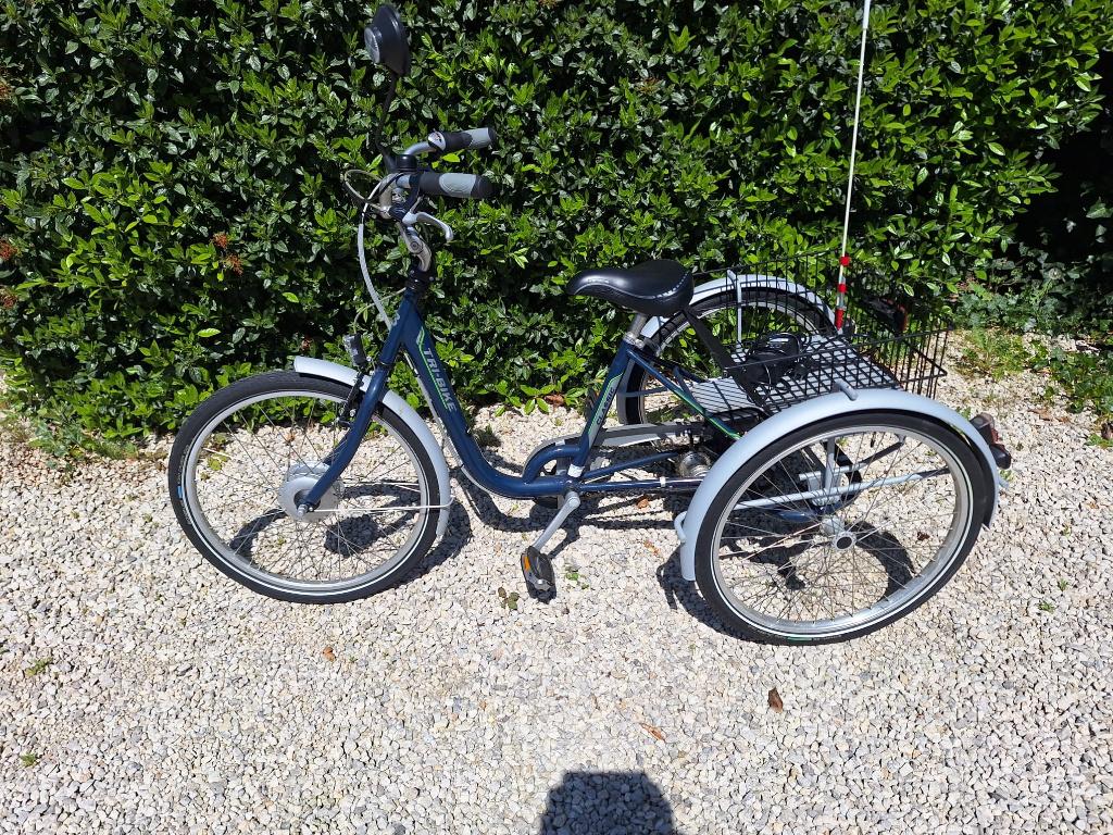TriBike Classic elektrische driewieler – 600 km – topstaat, Enlèvement, Comme neuf, Tri Bike, Siège réglable