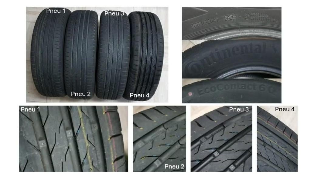 Lot de 4 pneus Continental 215/60/R18, Ophalen, 18 inch, 215 mm, Nieuw