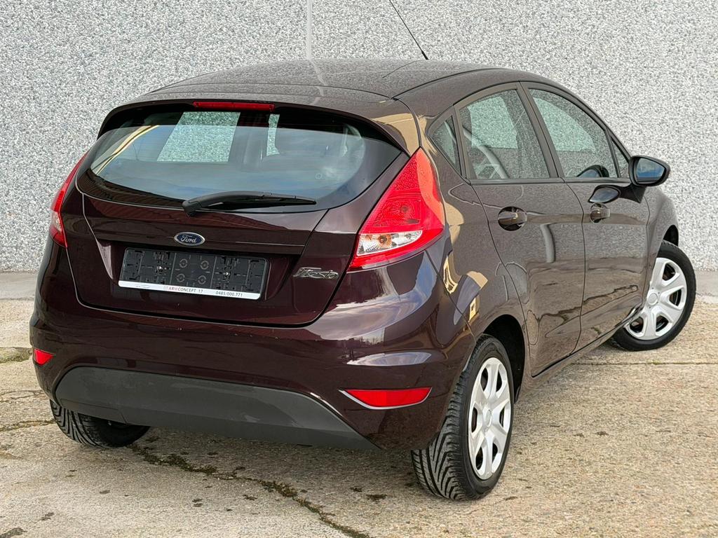 Ford Fiesta 1.25 essence 2009 prête à immatriculer, Rouge, Achat, Entreprise, Boîte manuelle