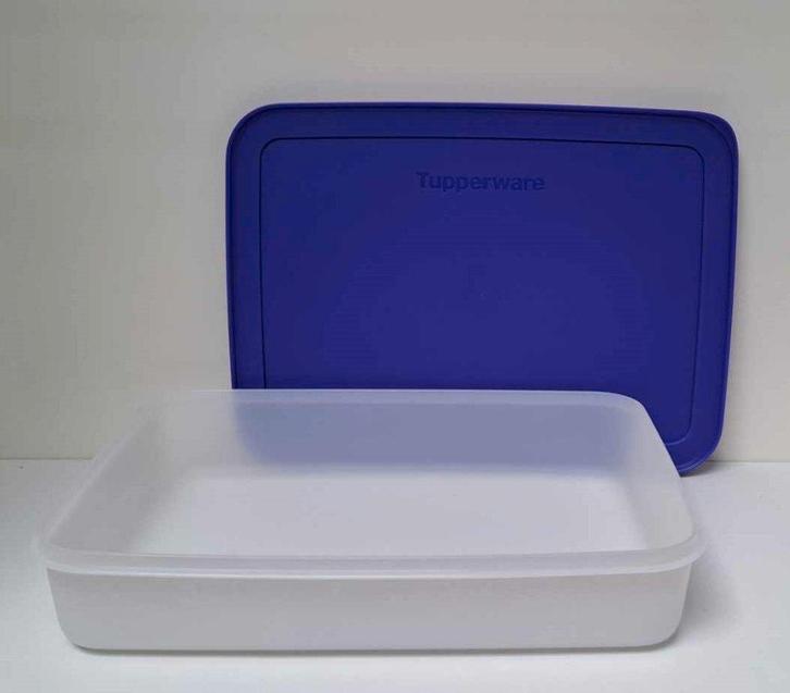 Tupperware™ « Igloo » diepvriezer - 2,25 liter - blauw, Huis en Inrichting, Keuken | Tupperware, Nieuw, Bus of Trommel, Blauw
