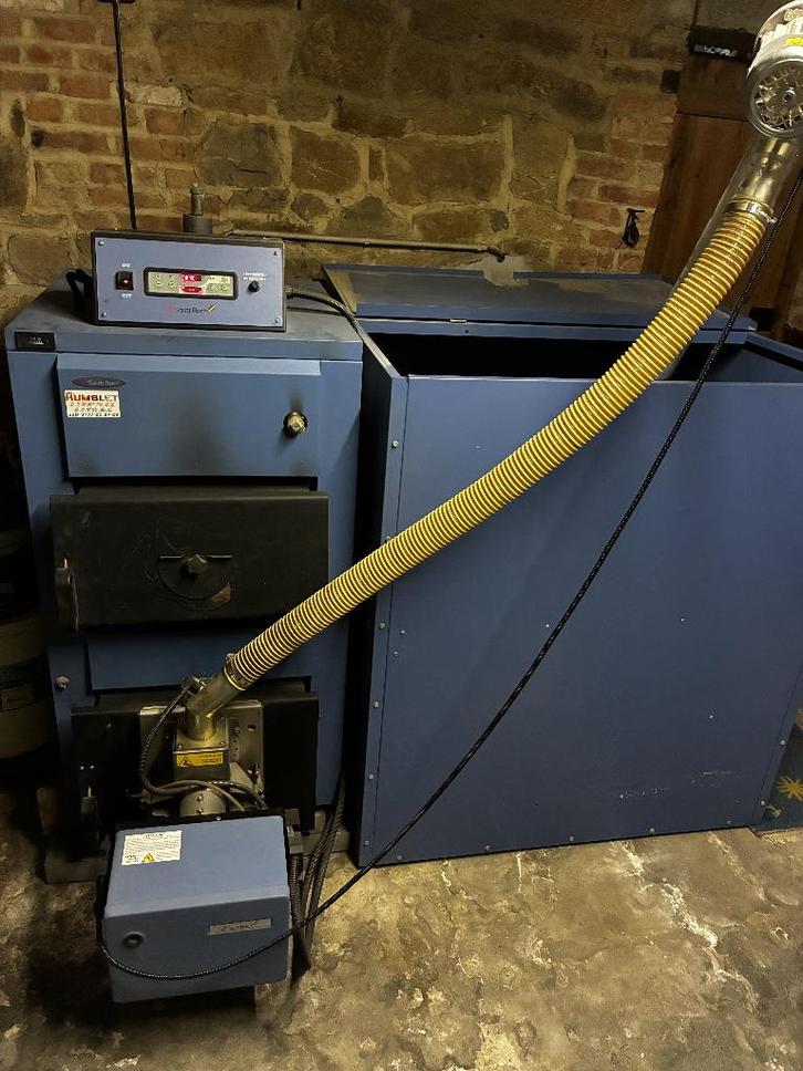 Chaudière à Pellet, Doe-het-zelf en Bouw, Verwarming en Radiatoren, Gebruikt, Cv-ketel of Combi-ketel, 80 cm of meer, 150 cm of meer