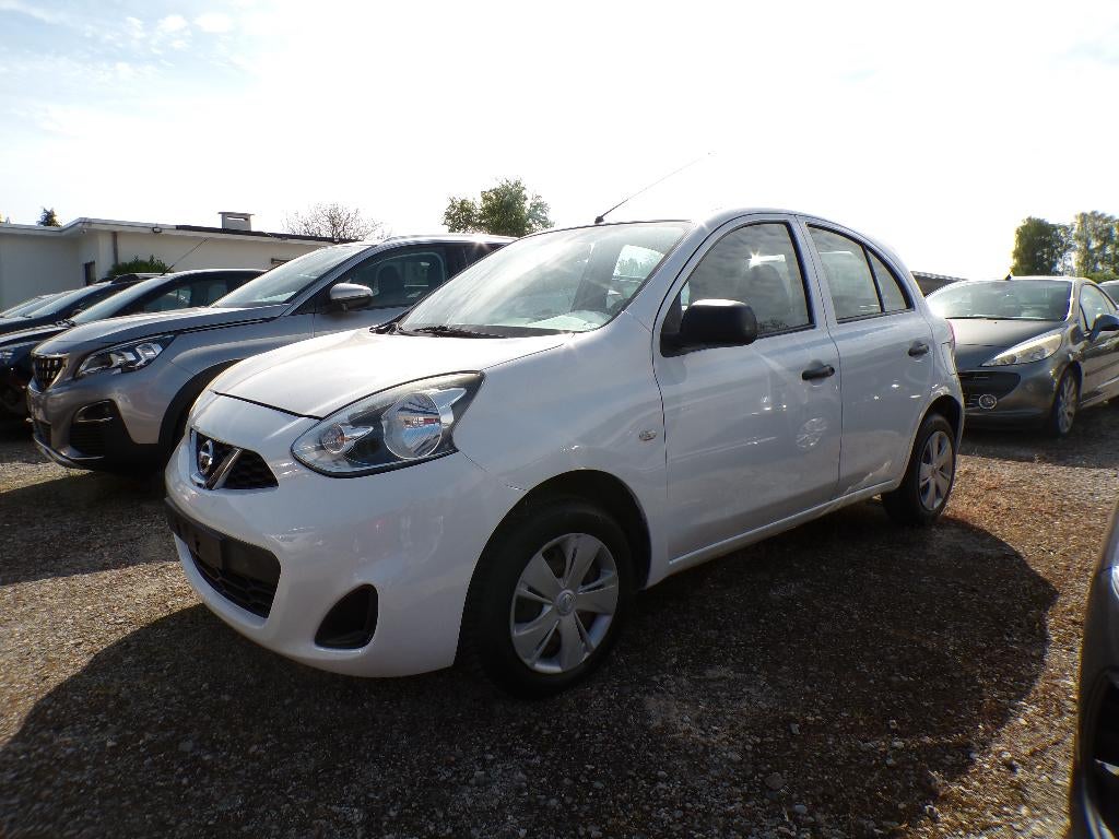 Nissan Micra 1.2i Automaat/Airco/Gekeurd/Garantie/84.000km, Auto's, Euro 5, Stof, Zwart, 4 cilinders
