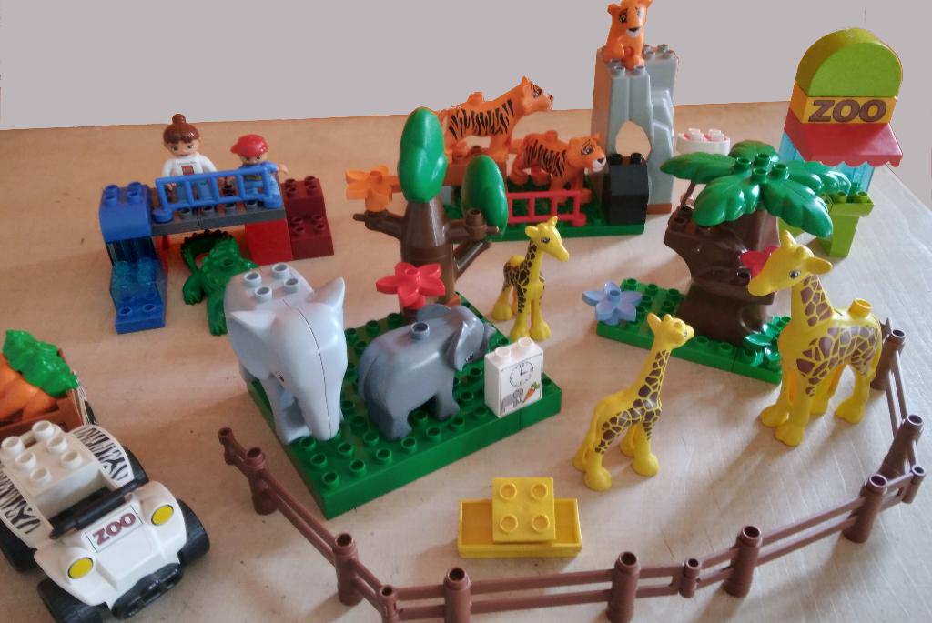 Feeding Zoo - Duplo #5634 (2009), Ophalen, Gebruikt, Duplo, Complete set