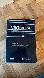 VRG Codex 2022-2023, Boeken, Ophalen, Zo goed als nieuw, Overige wetenschappen