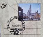 10 Briefkaart Cartes Postales vroeger en nu 2001, Verzamelen, Ophalen of Verzenden, 1980 tot heden