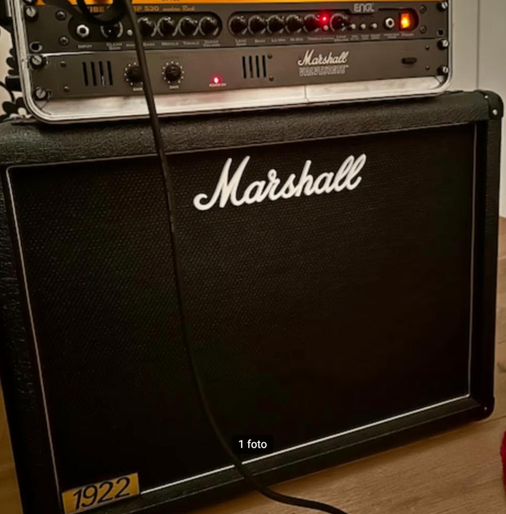 Marshall 1922 Cabinet (2x12 - 150W/75W), Ophalen, Zo goed als nieuw, Gitaar, 100 watt of meer