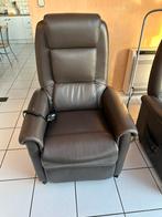 Relaxzetel, Huis en Inrichting, Fauteuils, Ophalen, Zo goed als nieuw, Leer