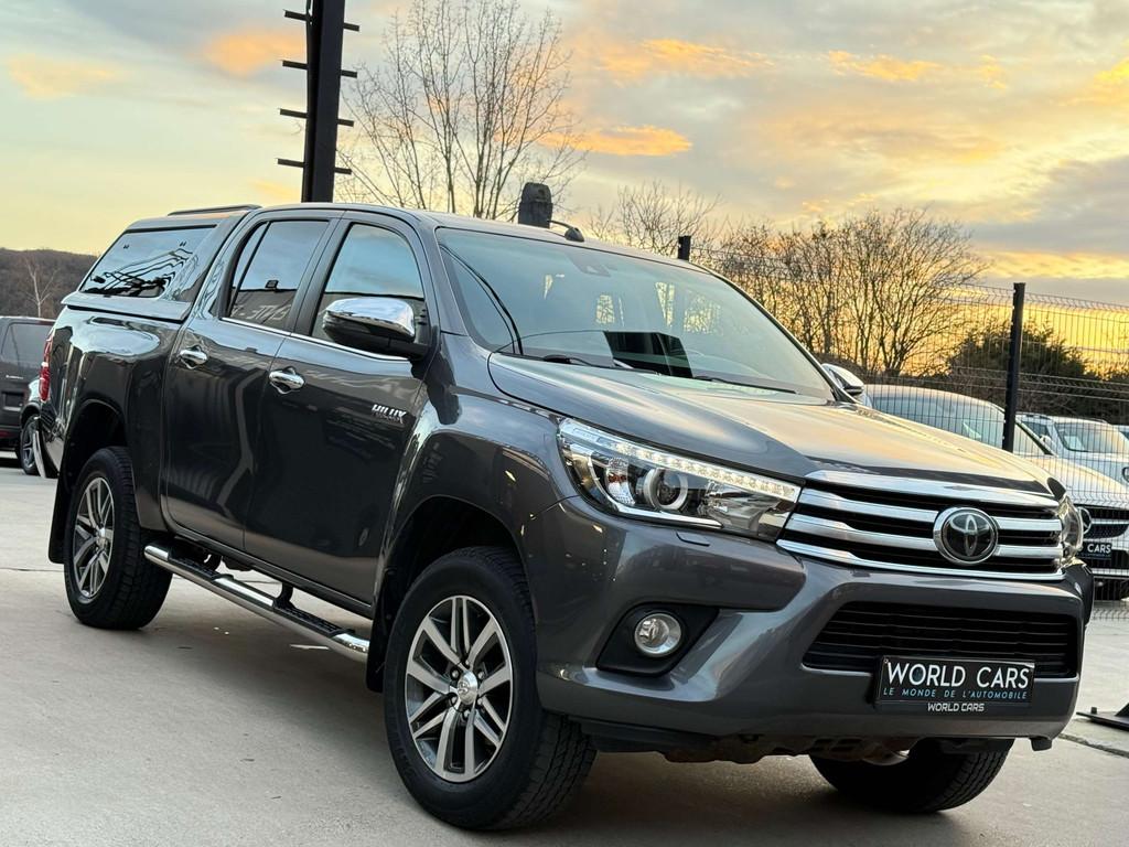 Toyota Hilux 2.4 D-4D 4WD TVA*BTW HARD-TOP LINE AS. CAMERA F, Autos, Toyota, Cuir, Achat, Entreprise, 2393 cm³