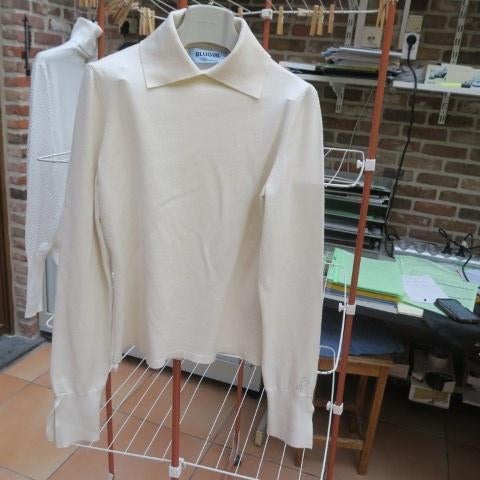 Fijn pulleke crème Blugirl mt L, Kleding | Dames, Truien en Vesten, Zo goed als nieuw, Maat 38/40 (M), Overige kleuren, Ophalen of Verzenden