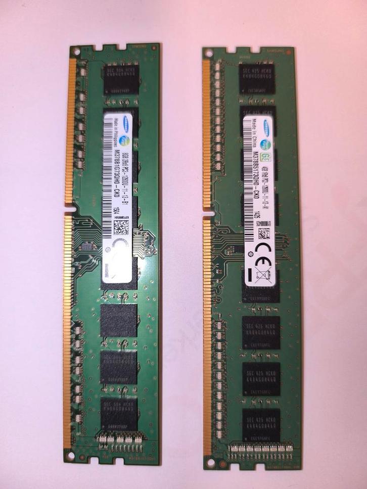 Samsung 12GB RAM Kit (8GB+4GB) DDR3 PC3-12800U Desktop, Informatique & Logiciels, Mémoire RAM, Enlèvement ou Envoi