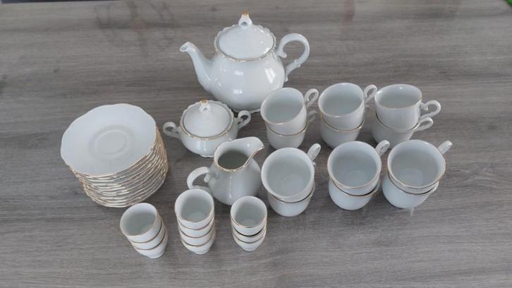 Koffieservies Porselein, Antiquités & Art, Antiquités | Porcelaine, Enlèvement