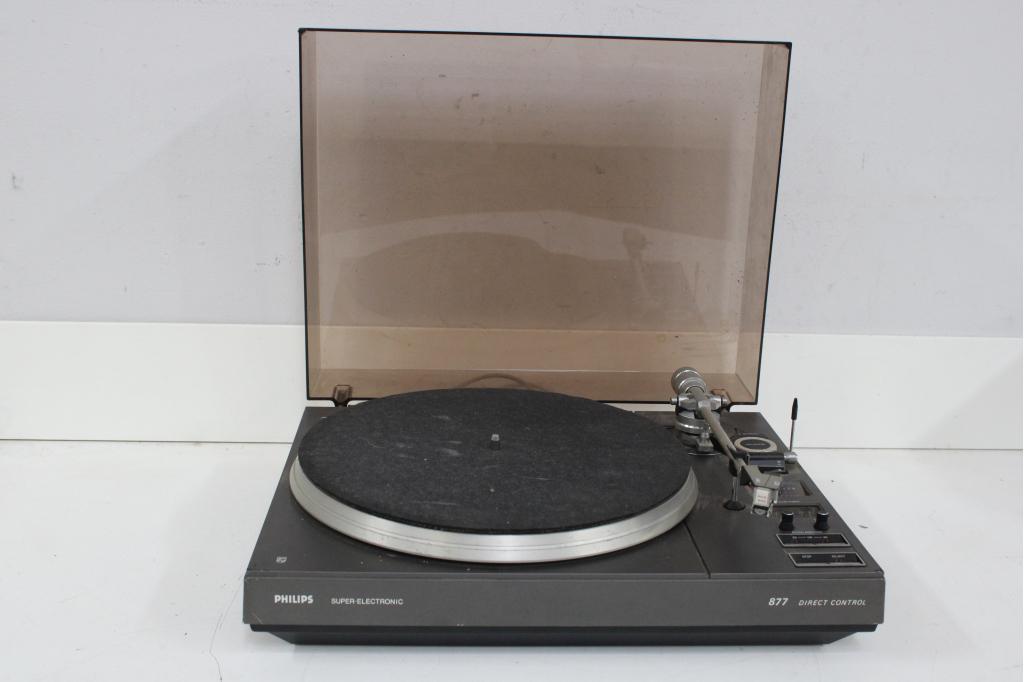 Platine vinyle Philips 877 Direct Control – très bon état, sortie DIN - Photo, audio & vidéo