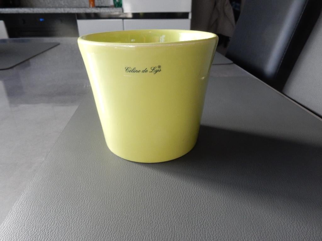 nr.639 - Bloempot celine de lys, Jardin & Terrasse, Pots de fleurs, Enlèvement, Intérieur