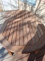 Tuintafel in Teak, Ophalen, Zo goed als nieuw, Ovaal, Teakhout