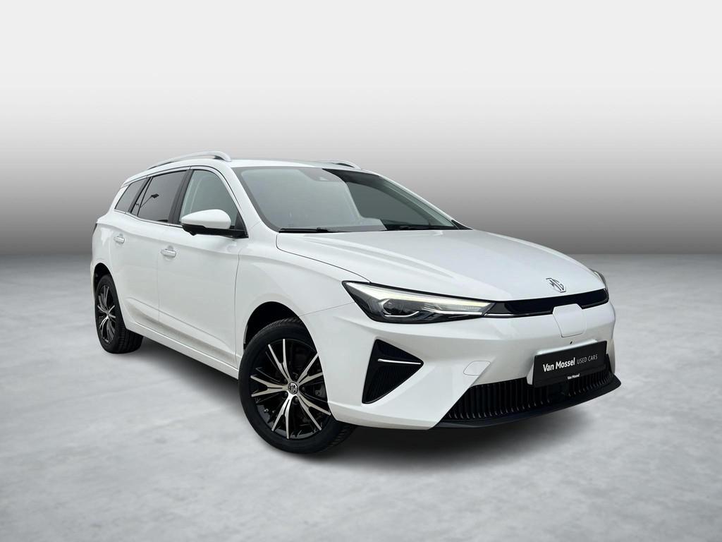 MG MG5 Long Range 61 kWh LUXURY, Auto's, https://public.car-pass.be/vhr/5bd1099d-f957-4276-ba2c-f716017d0235, Stof, Gebruikt, Elektrische ramen