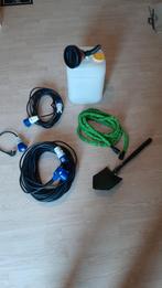 Kabels elektriciteit + waterslang + bidon+ schopje+ trechter, Enlèvement, Neuf
