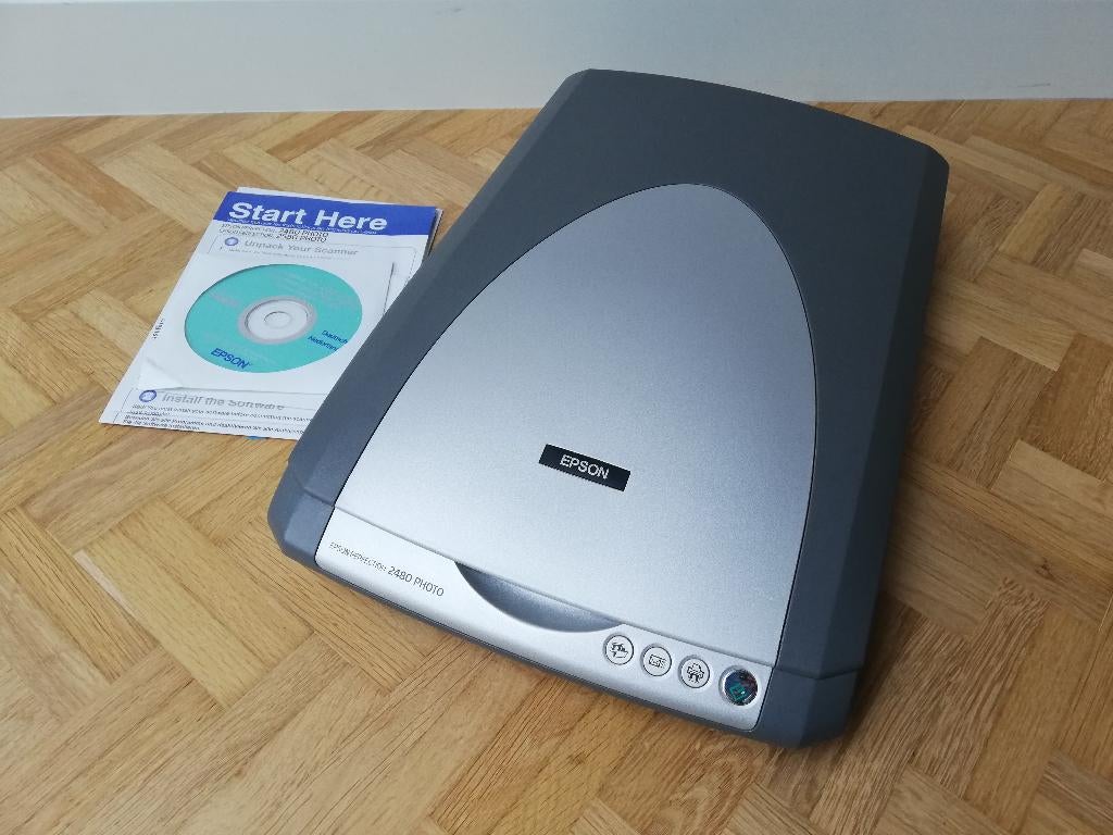 Epson Perfection 2480 kleurenscanner (foto's, dia's...), Computers en Software, Ophalen, Nieuw, Epson, Windows