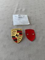 Porsche motorkap embleem logo, Verzamelen, Ophalen of Verzenden, Zo goed als nieuw