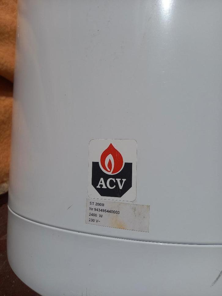 VEND boiler electrique ACV 200l, Doe-het-zelf en Bouw, Chauffageketels en Boilers, Gebruikt, Boiler, 100 liter of meer, 6 t/m 10 jaar oud