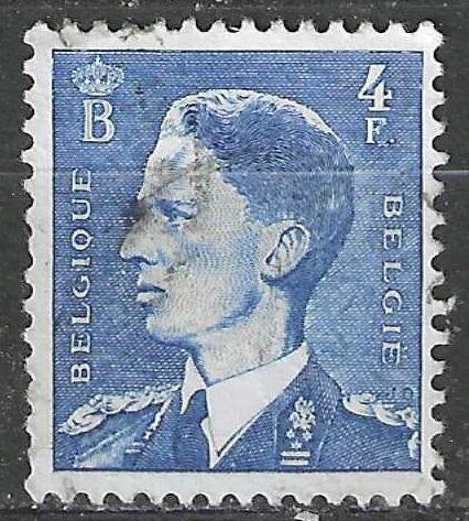 Belgie 1953 - Yvert/OBP 911 - Koning Boudewijn (ST), Verzenden, Gestempeld, Gestempeld, Staatshoofden