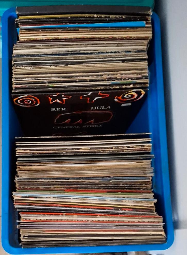 UNE CAISSE ENTIERE DE VINYLE année 80 90, CD & DVD, Vinyles | Autres Vinyles, Utilisé, Enlèvement