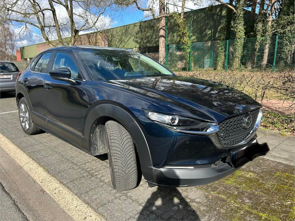Mazda CX30 2020 TREKHAAK autom, 4 deurs, Stof, Parkeersensor, Blauw