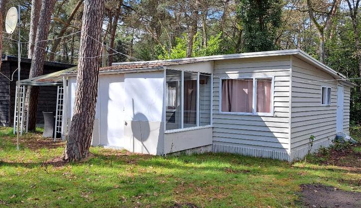 Chalet op camping Familiestrand Postel te koop, Vacances, Campings, Campagne, Bois/Forêt