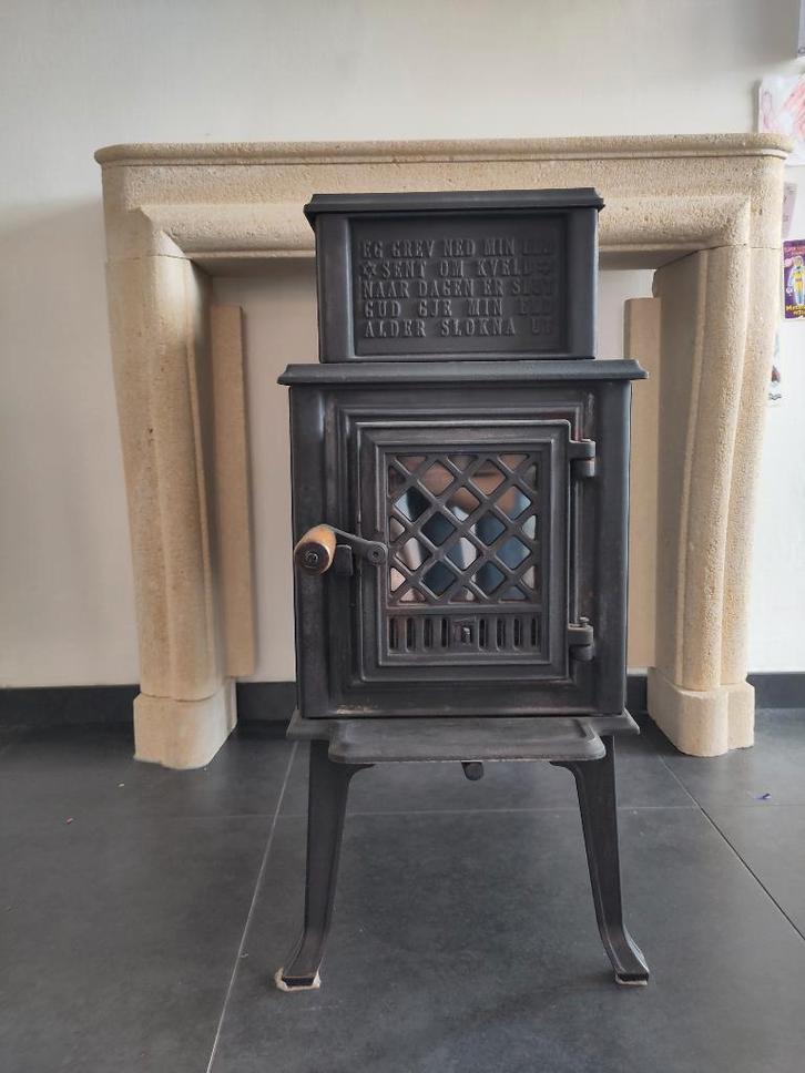 Iconische Jøtul F 118 Black Bear (clean burn - 2010), Huis en Inrichting, Kachels, Gebruikt, Vrijstaand, Houtkachel, Hout, Ophalen