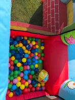 Opblaasbaar kasteel , glijbaan, springzone, ballenbak,basket, Ophalen, Gebruikt