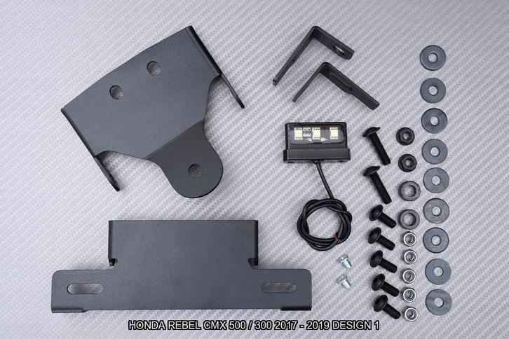 Korte Kentekenplaathouder HONDA CMX REBEL 500 300 2017 2019, Motoren, Accessoires | Overige, Nieuw, Ophalen of Verzenden