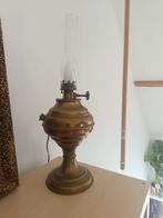 Lampe pétrole électrique en étain vintage ( 52 cm de haut), Enlèvement ou Envoi