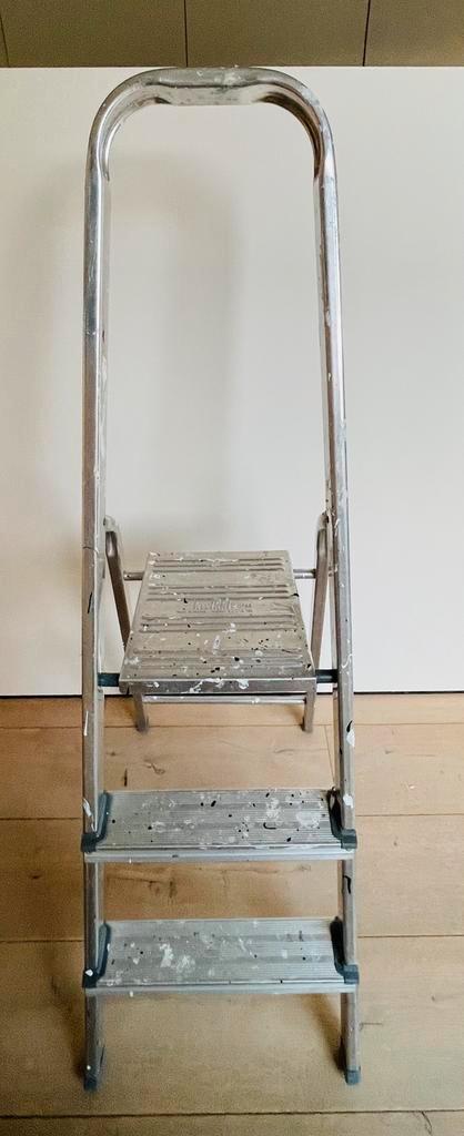 Ladder / Trapladder / Huishoudladder, Doe-het-zelf en Bouw, Ladders en Trappen, Gebruikt, Ladder, Opvouwbaar of Inschuifbaar, Ophalen