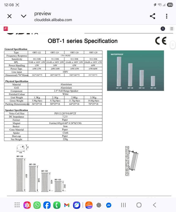 haut parleur, TV, Hi-fi & Vidéo, Enceintes, Enlèvement ou Envoi