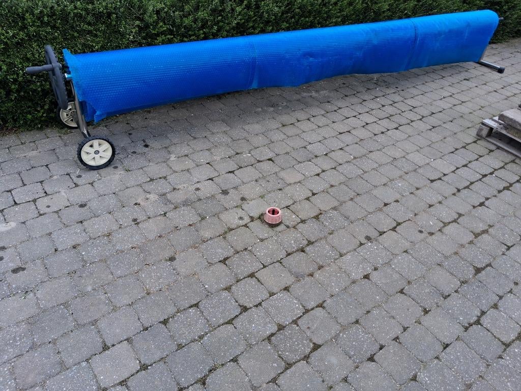 Oprolsysteem afdekzeil zwembad, Ophalen, Afdekzeil