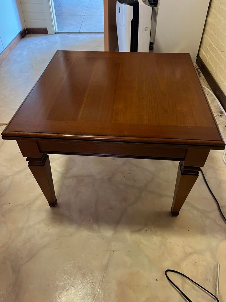 Massief houten salontafel, Antiek en Kunst, Ophalen