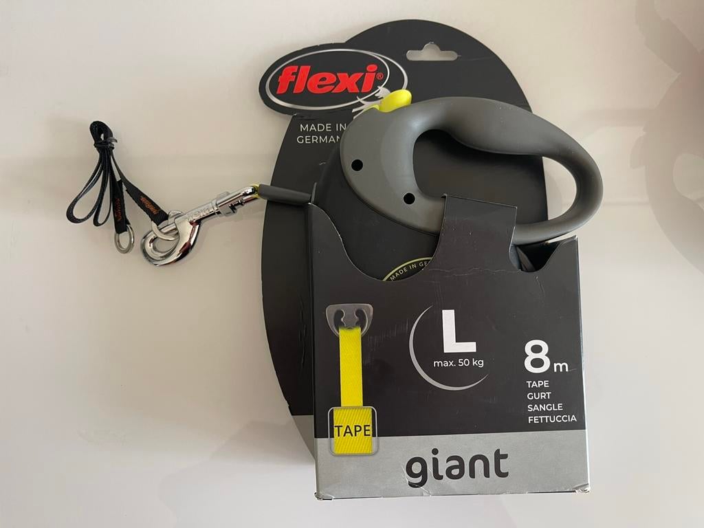 Laisse flexi giant L ( 8 metres ), Animaux & Accessoires, Enlèvement, Neuf