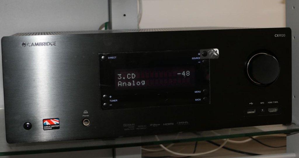 Amplificateur home cinema Cambridge Audio CXR120, Autres marques, 60 à 120 watts, Enlèvement, Utilisé