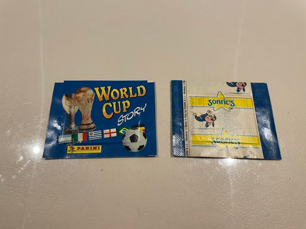 Panini - 2 Zakjes World Cup Story, Enlèvement ou Envoi, Comme neuf