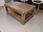 Massief Teak houten salon tafel, 100x60x42cm, Teck, Moins de 50 cm, 50 à 100 cm, Enlèvement