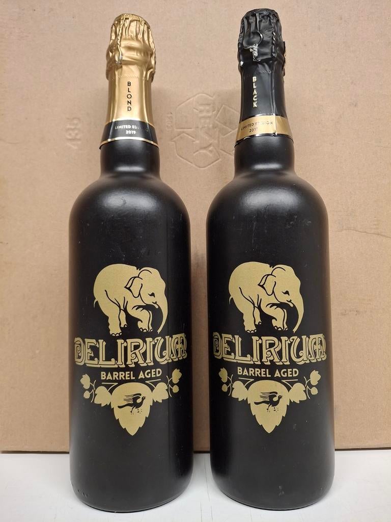 Delirium Barrel Aged set: Black & Blond Limited Edition 2019, Ophalen of Verzenden, Nieuw, Flesje(s), Overige merken